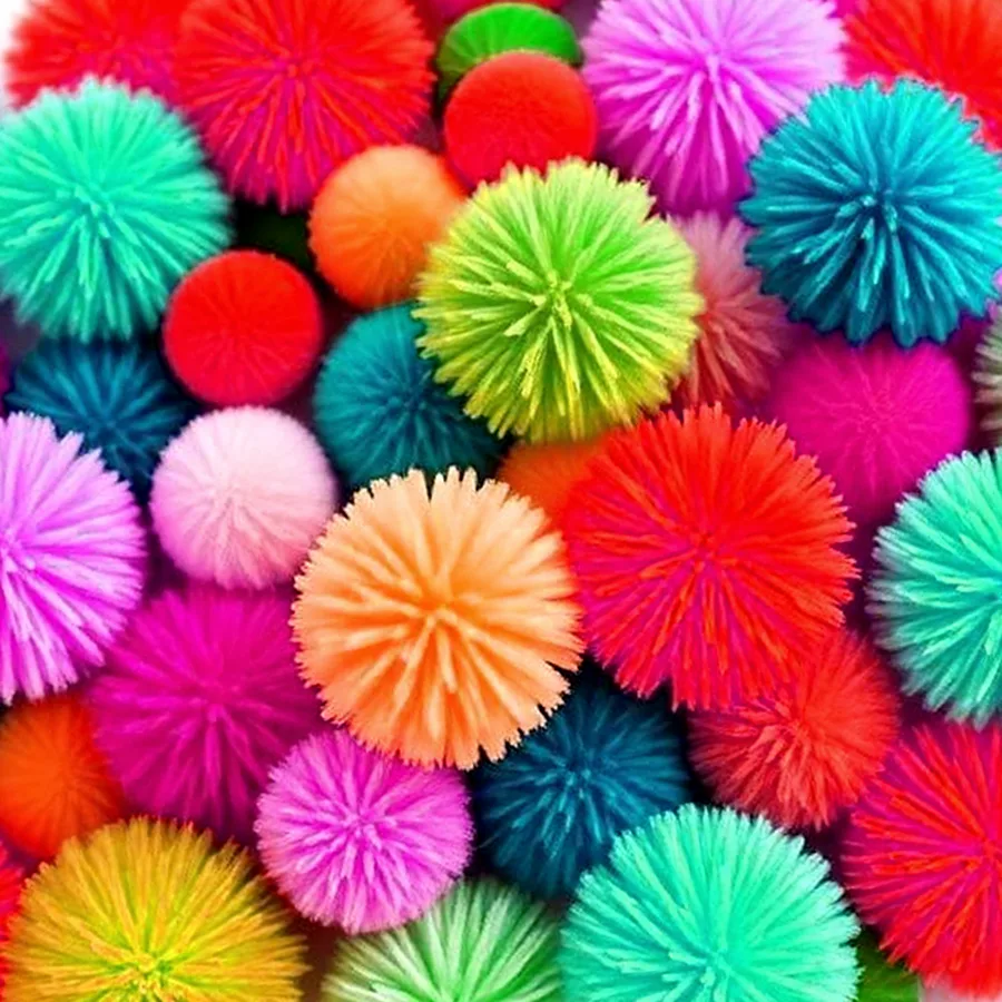 Crayola Craft Pom Pom Assortment — 1 inch