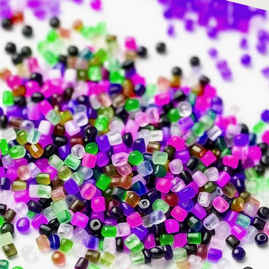 DMC Glass Seed Bead Assortment — Size 6/0, Earth Tone Assortment