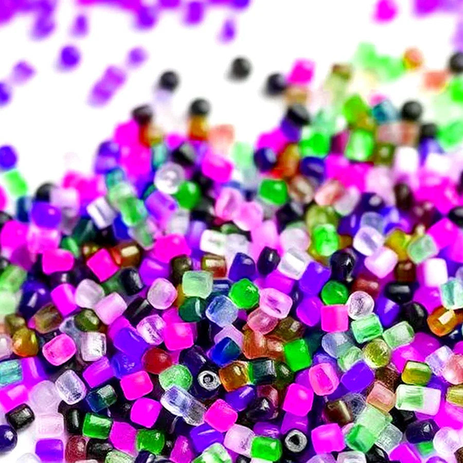 DMC Glass Seed Bead Assortment — Size 6/0, Primary Assortment