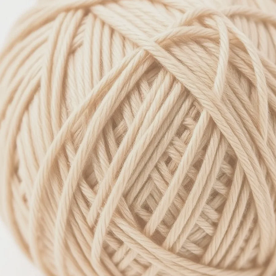 DMC Mercerized Cotton Yarn Ball — 1.75 oz, Natural