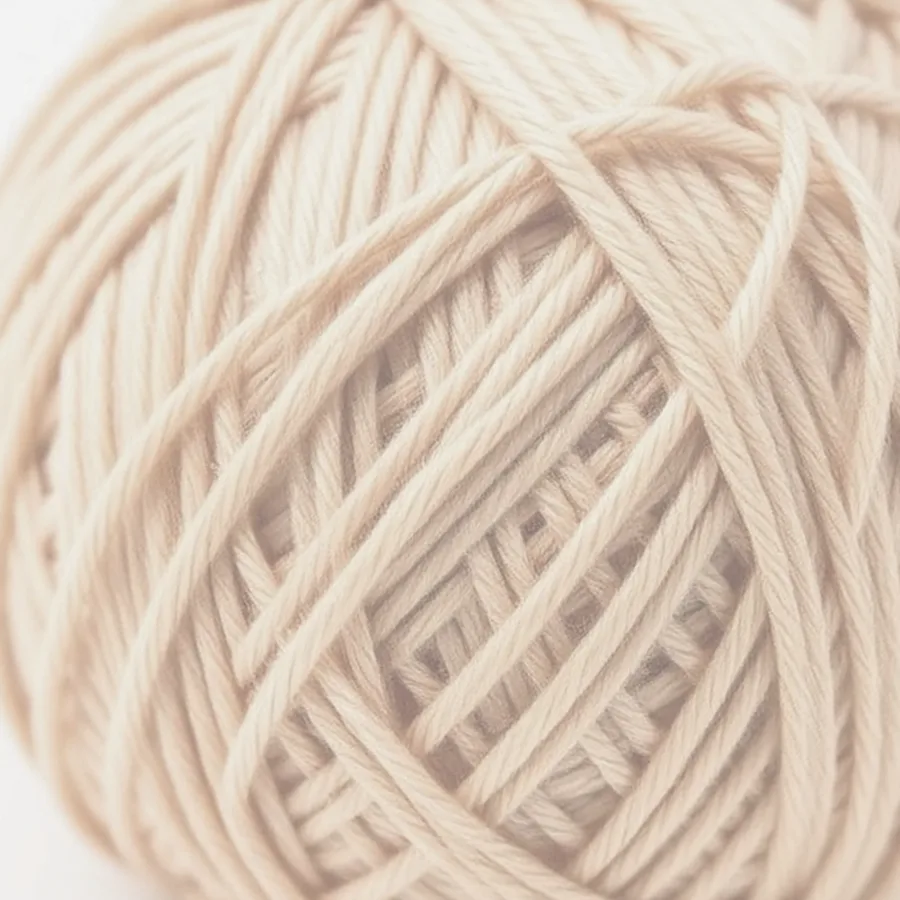 DMC Mercerized Cotton Yarn Ball — 1.75 oz, White