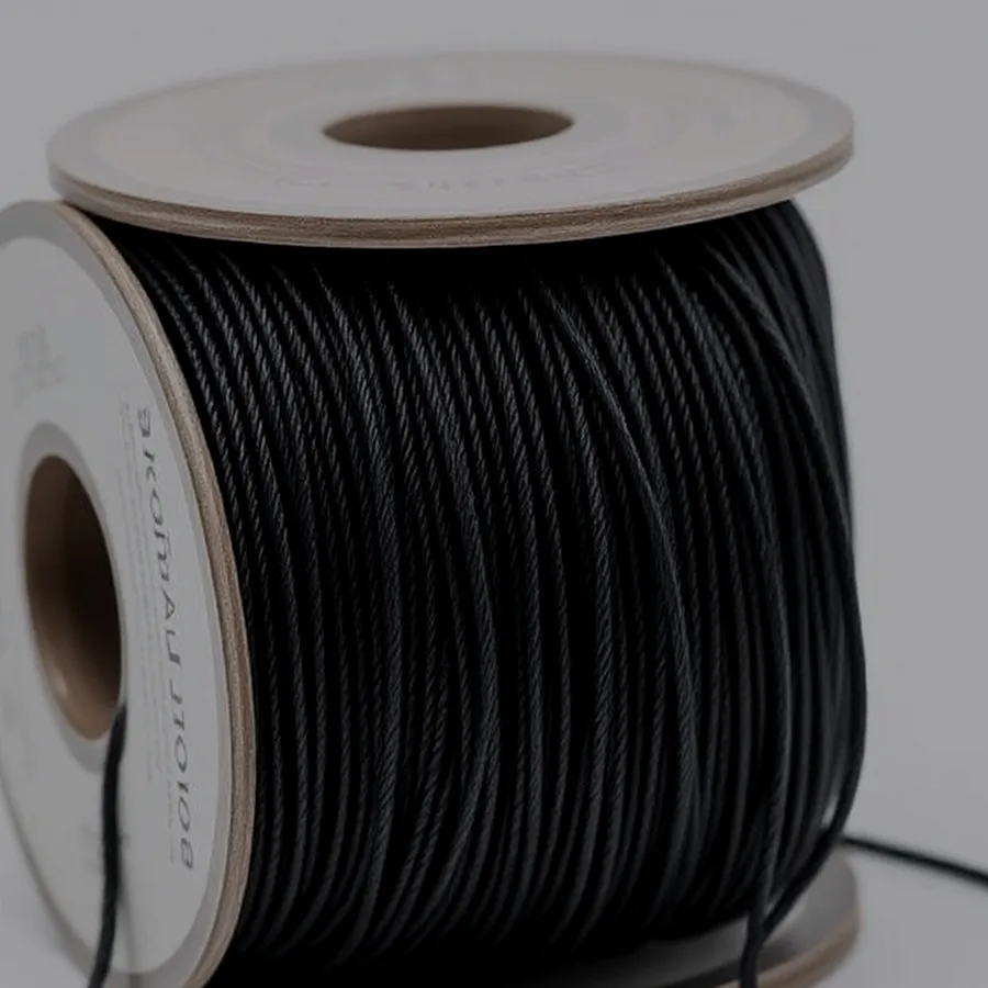 DMC Nylon Beading Cord Spool — 0.5 mm, Black