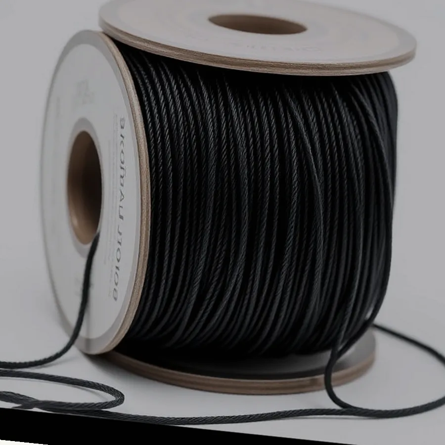 DMC Nylon Beading Cord Spool — 1.0 mm, Black