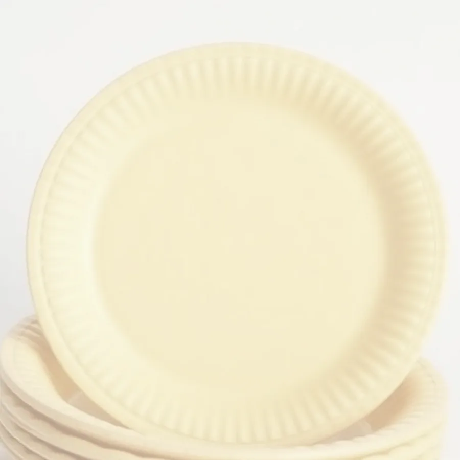 Duck Brand Solid Color Party Plate Pack — 7", White