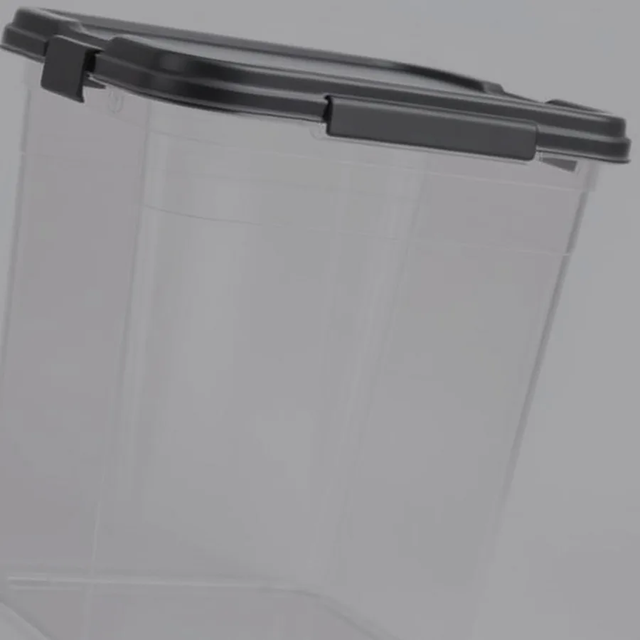 Fiskars Stackable Craft Storage Tote — Large, Black