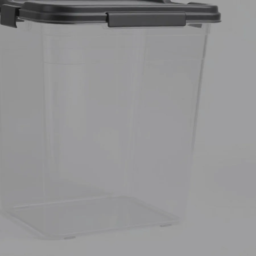 Fiskars Stackable Craft Storage Tote — Medium, Black
