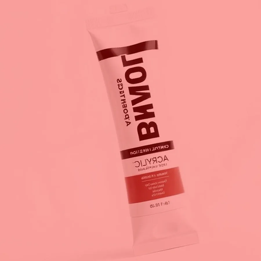 FolkArt Heavy Body Acrylic Paint Tube — 2 oz, Cadmium Red