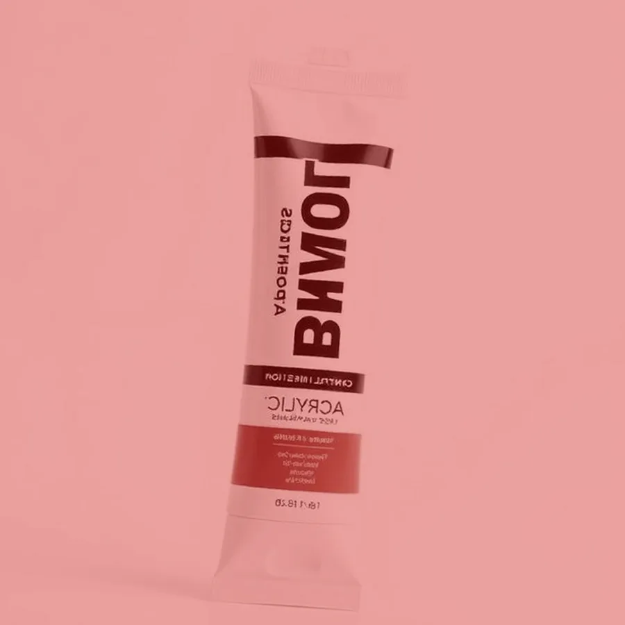 FolkArt Heavy Body Acrylic Paint Tube — 4 oz, Cadmium Red