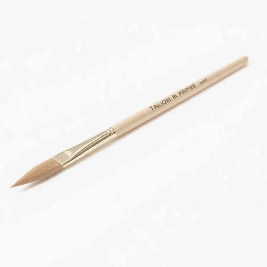 Liquitex Golden Taklon Round Brush — Size 10, Natural