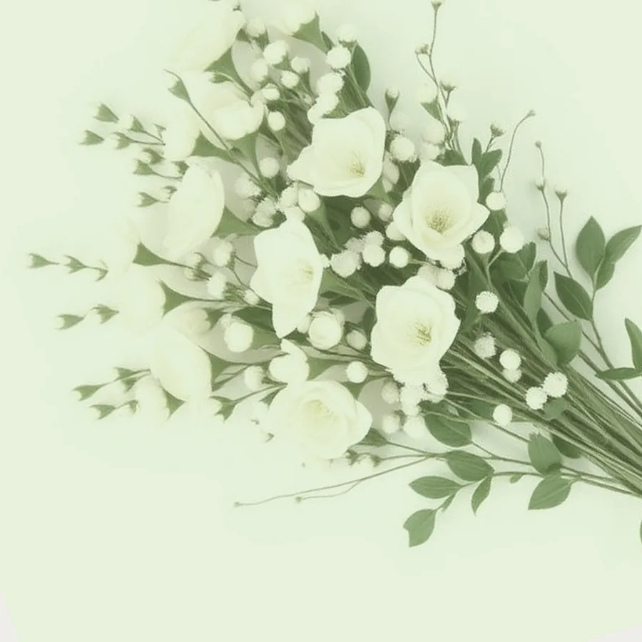 Plaid Artificial Floral Stem Bundle — 18", Sage