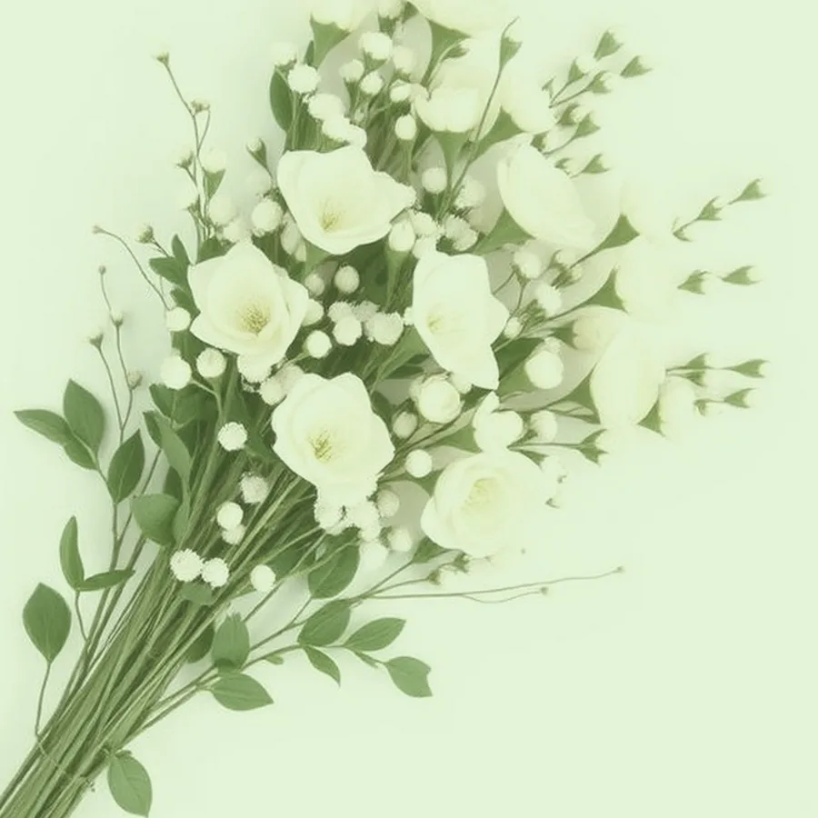 Plaid Artificial Floral Stem Bundle — 24", Sage