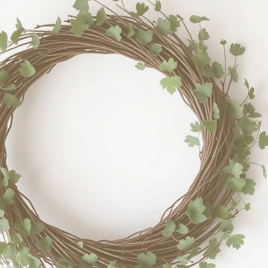 Plaid Grapevine Wreath Form — 12", Natural