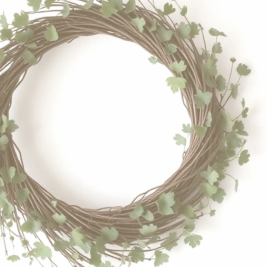 Plaid Grapevine Wreath Form — 18", Natural