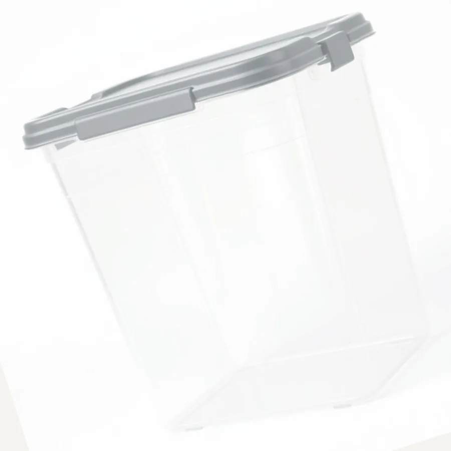 Plaid Stackable Craft Storage Tote — Medium, Clear