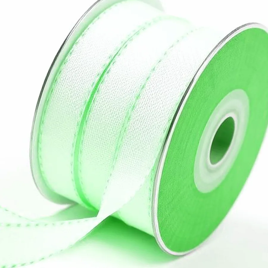 Plaid Wired Edge Craft Ribbon — 2.5" x 10 yd