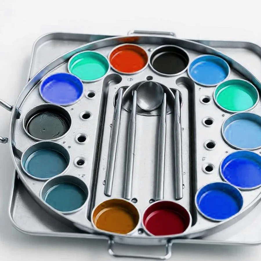 Sakura Professional Watercolor Pan Set — 12 Color, Primary Assortment