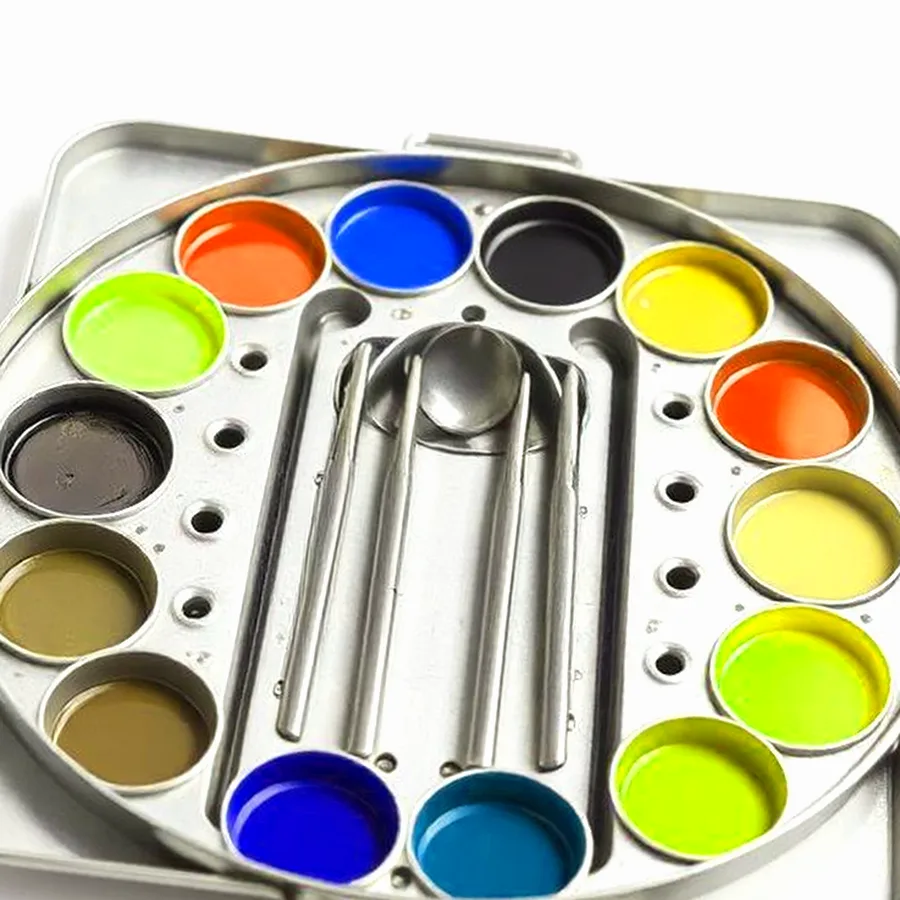 Sakura Professional Watercolor Pan Set — 24 Color, Pastel Assortment