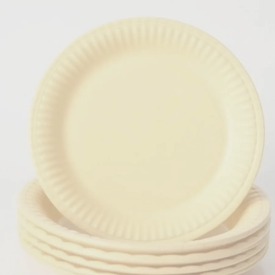 Scotch Solid Color Party Plate Pack — 7", White