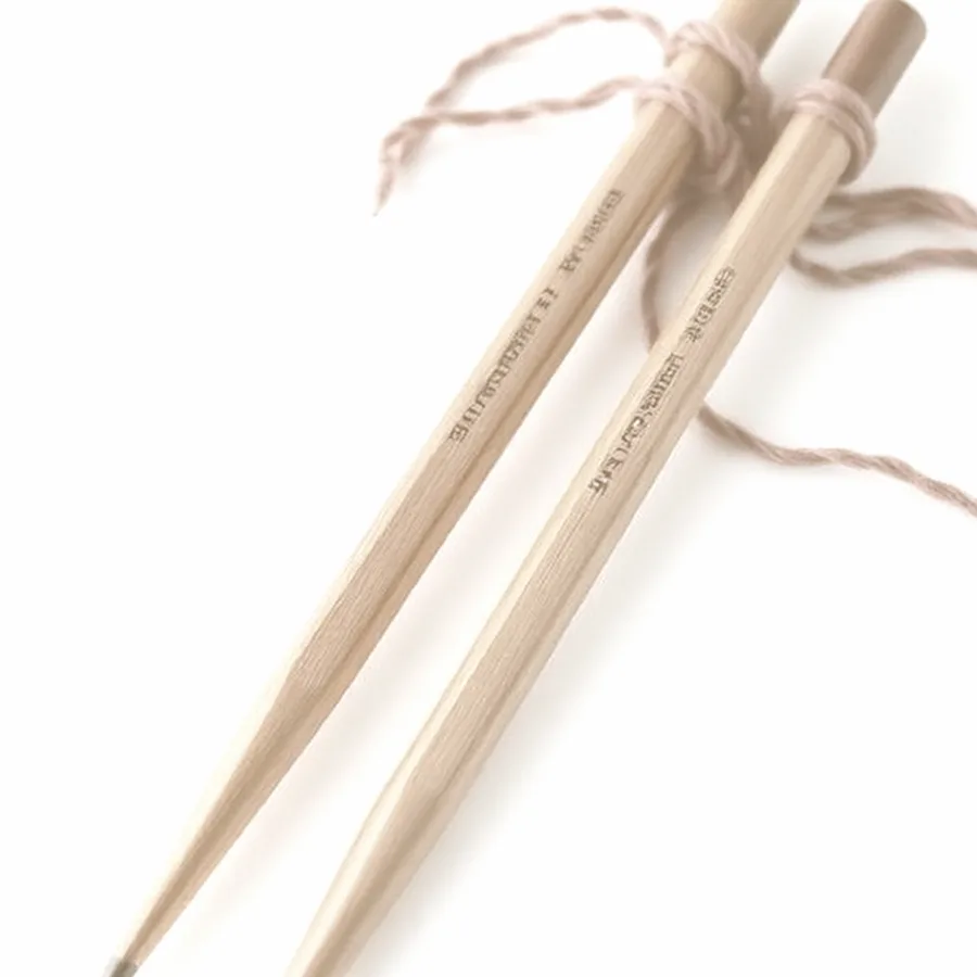 Tulip Bamboo Straight Knitting Needles — US 10, Natural