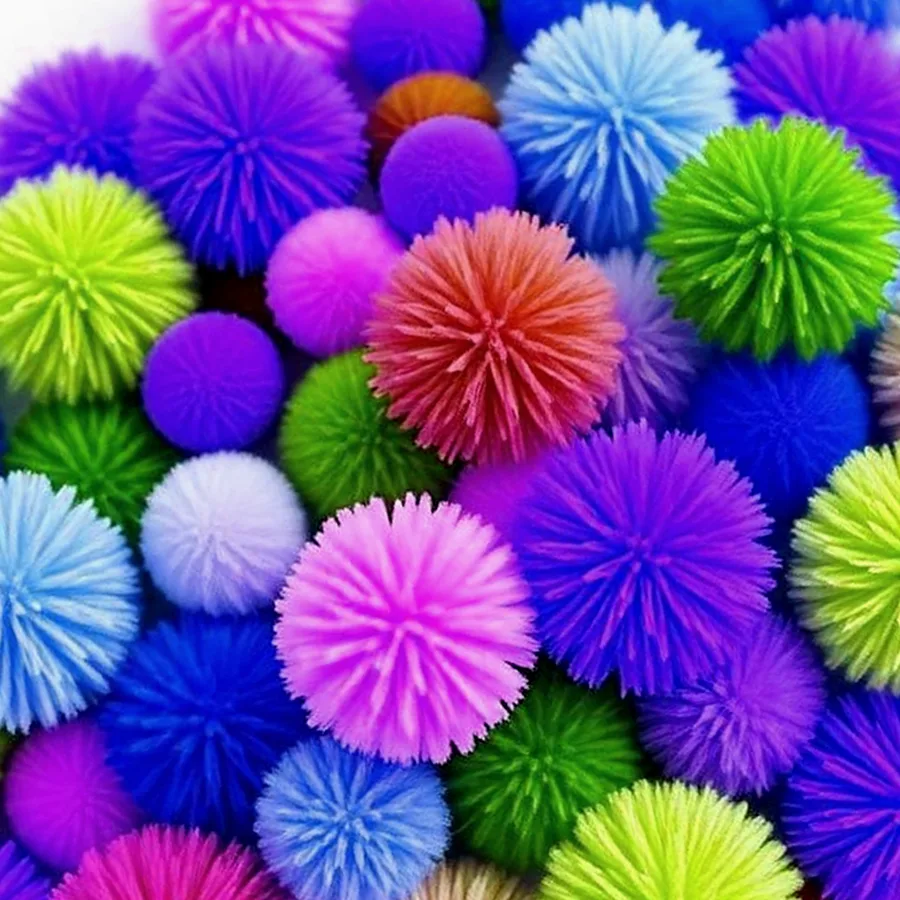 Tulip Craft Pom Pom Assortment — 1 inch
