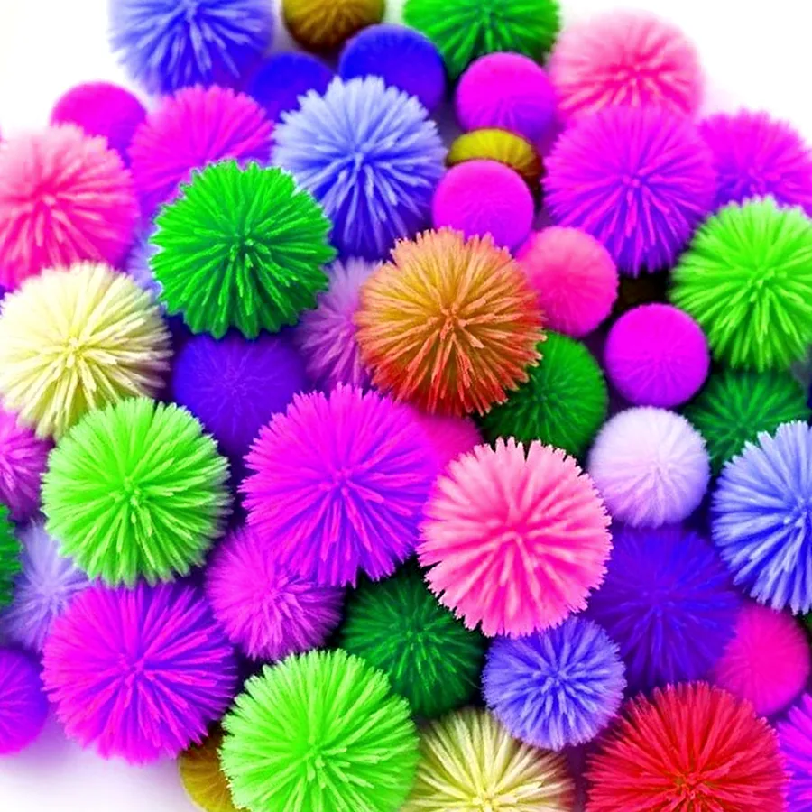 Tulip Craft Pom Pom Assortment — 1 inch, Pastel Assortment