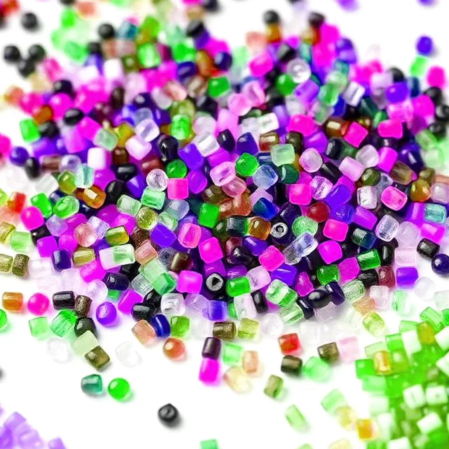 Tulip Glass Seed Bead Assortment — Size 6/0, Primary Assortment