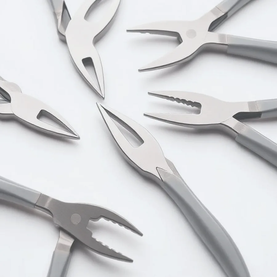 Tulip Jewelry Plier & Cutter Set — 5 Piece, Grey