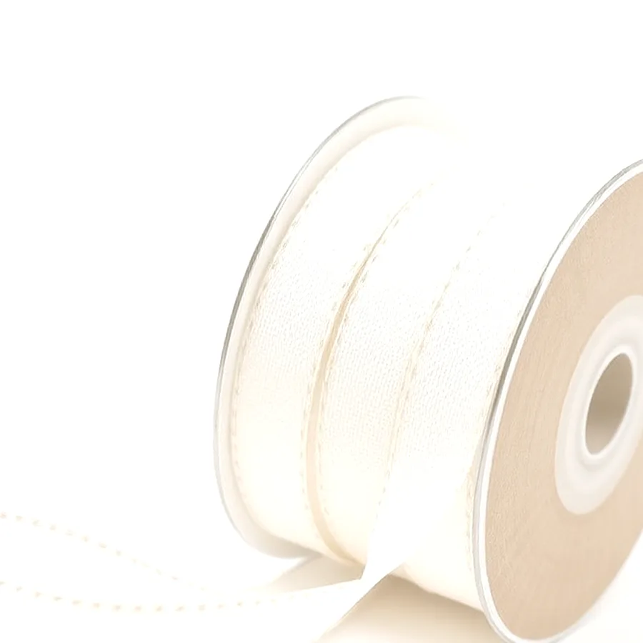 Tulip Wired Edge Craft Ribbon — 2.5" x 10 yd, Ivory