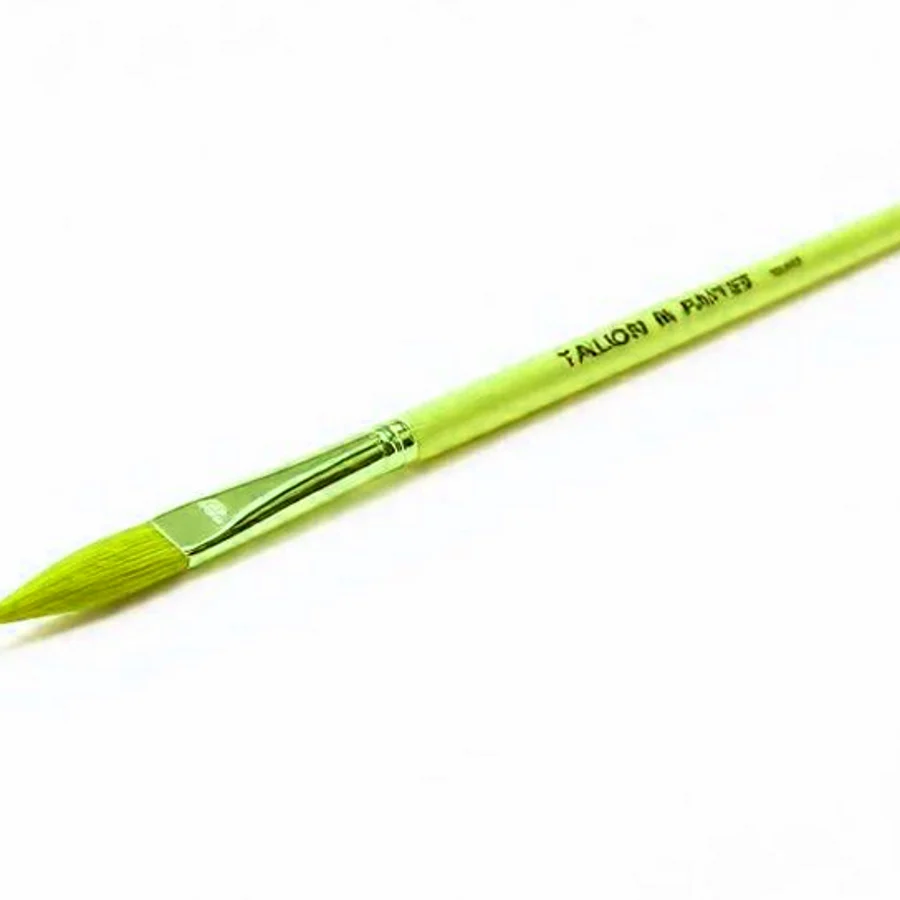 Winsor & Newton Golden Taklon Round Brush — Size 14, Natural
