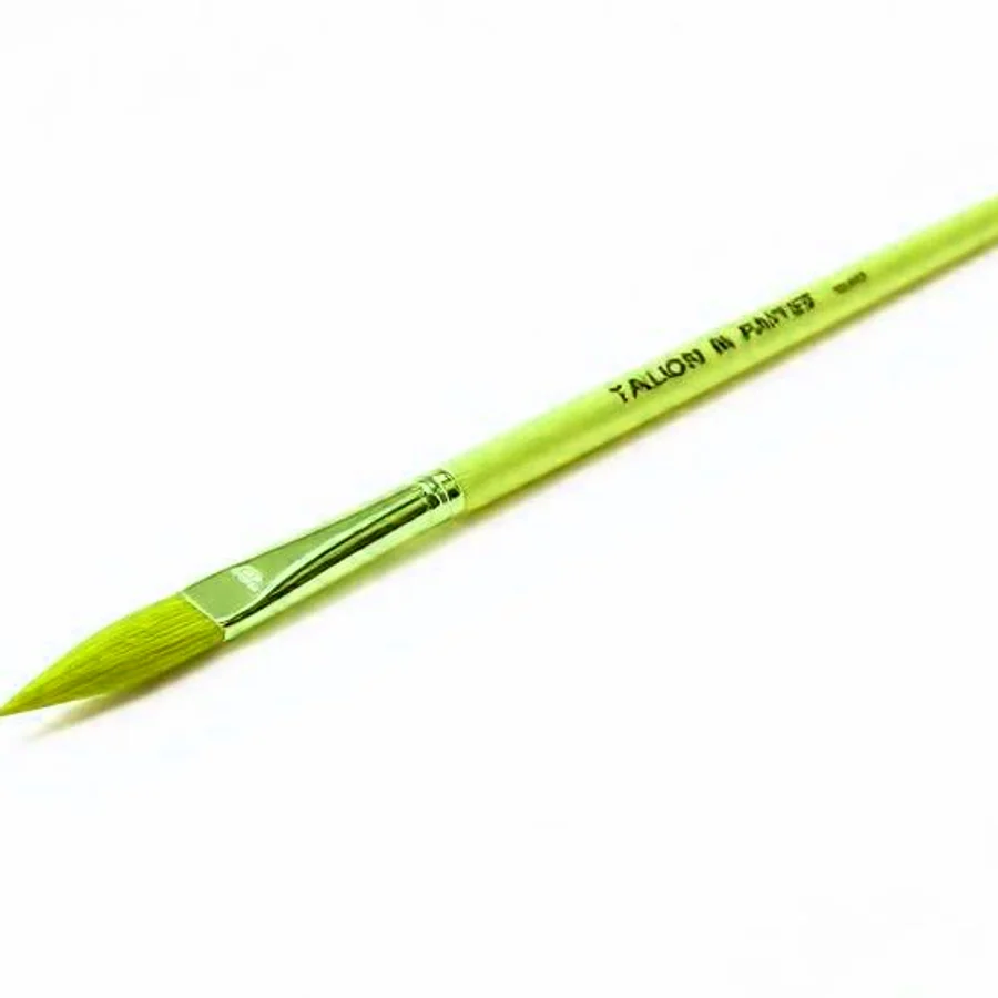 Winsor & Newton Golden Taklon Round Brush — Size 6, Natural